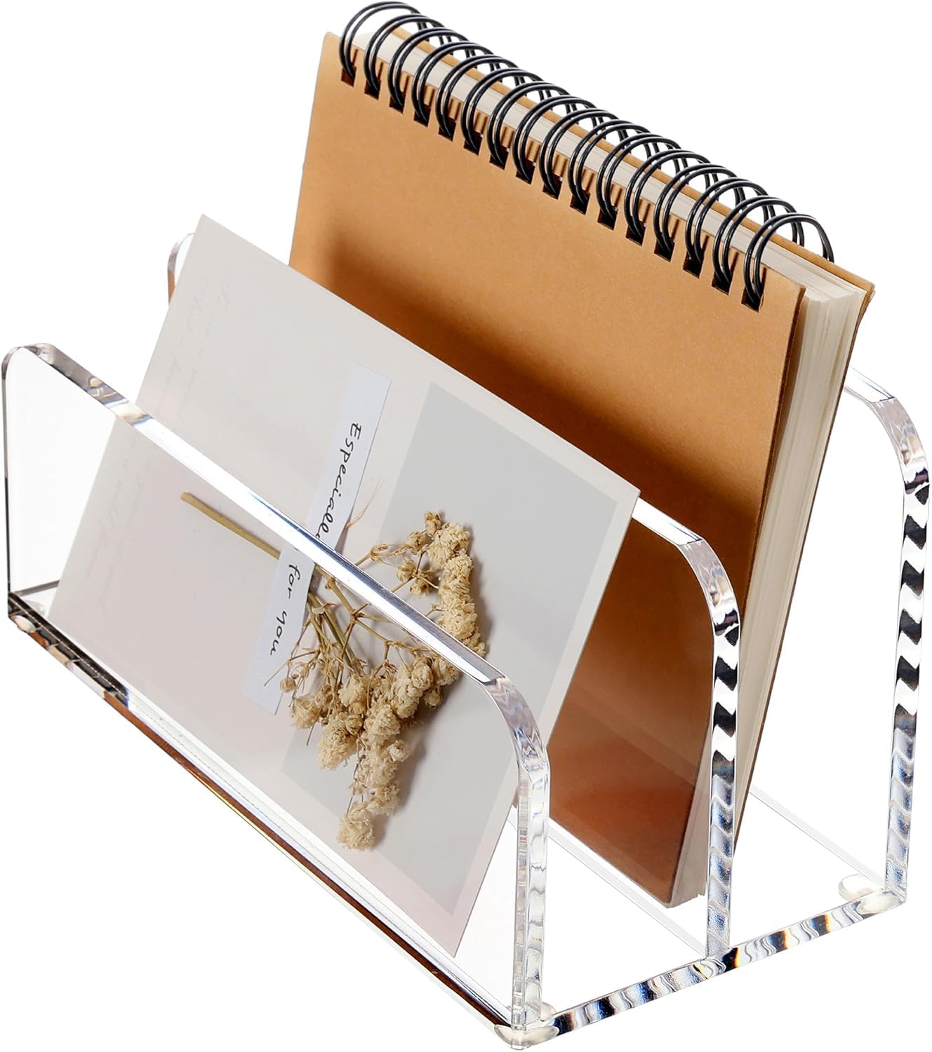 Amazon | DIFEIUKI 仕切りスタンド ブックスタンド 2仕切り レター